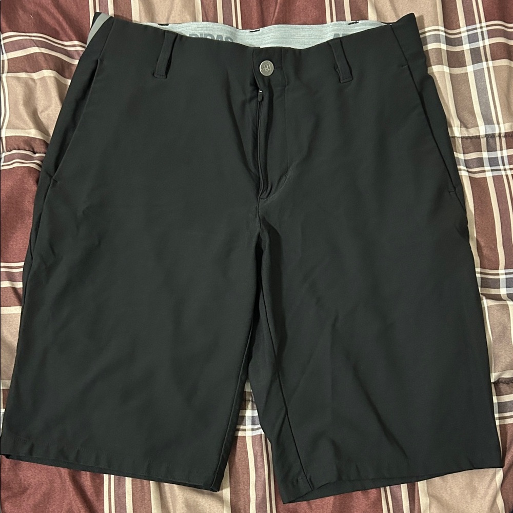 adidas Men's Black golf Shorts